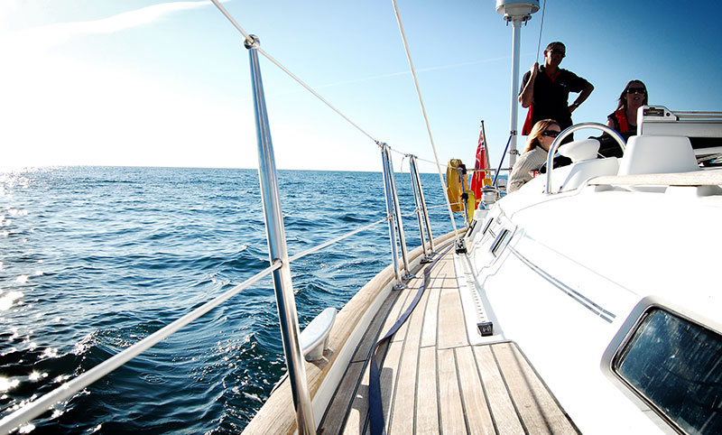Milebuilbing sailing course in Europe