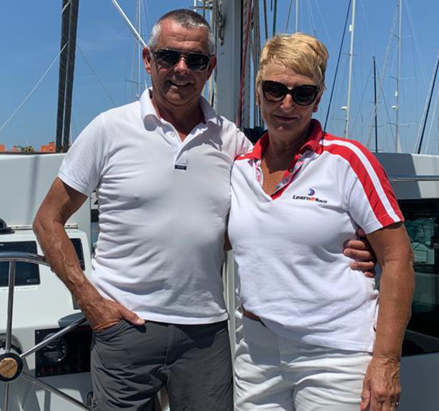 Meet Mark and Jane from Learn2Sail in Portugal